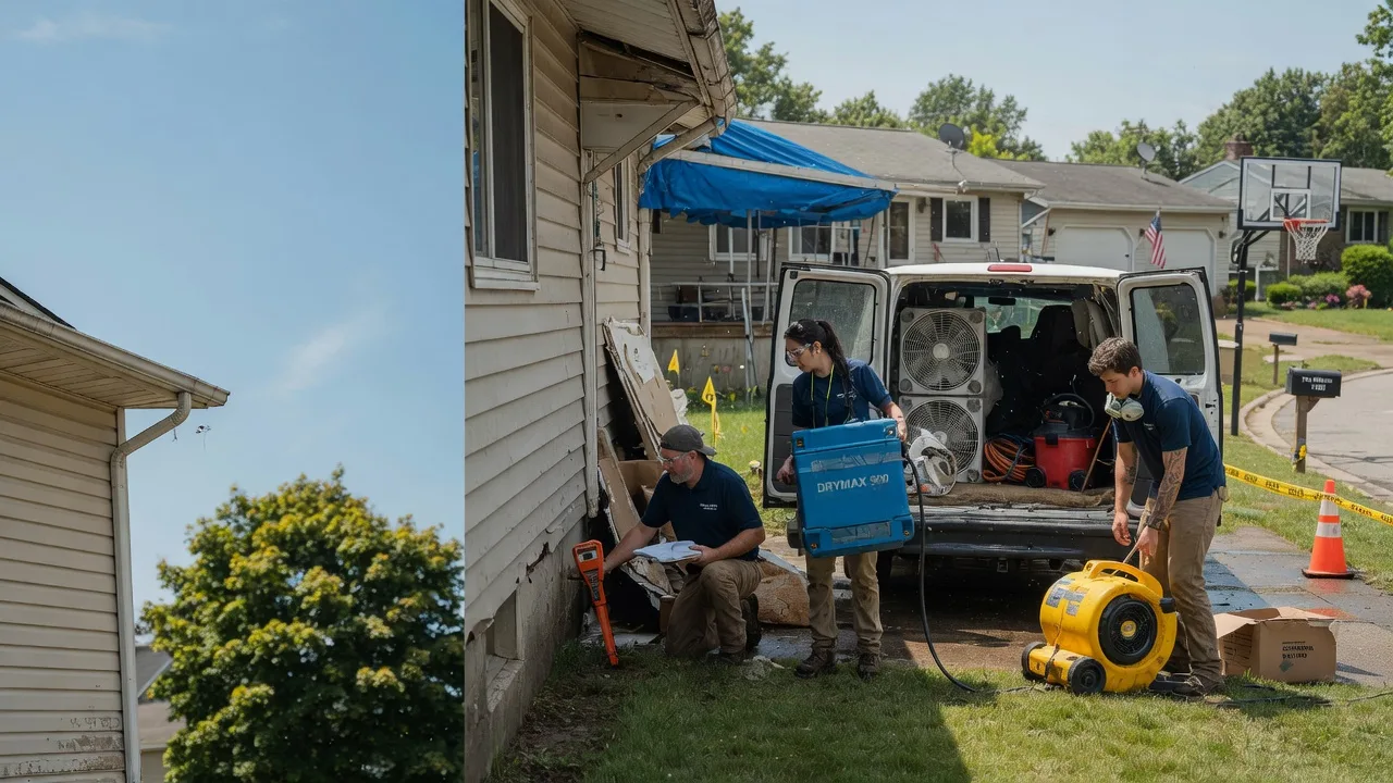 Ceiling Leak Cleanup in Dieterich, IL near me