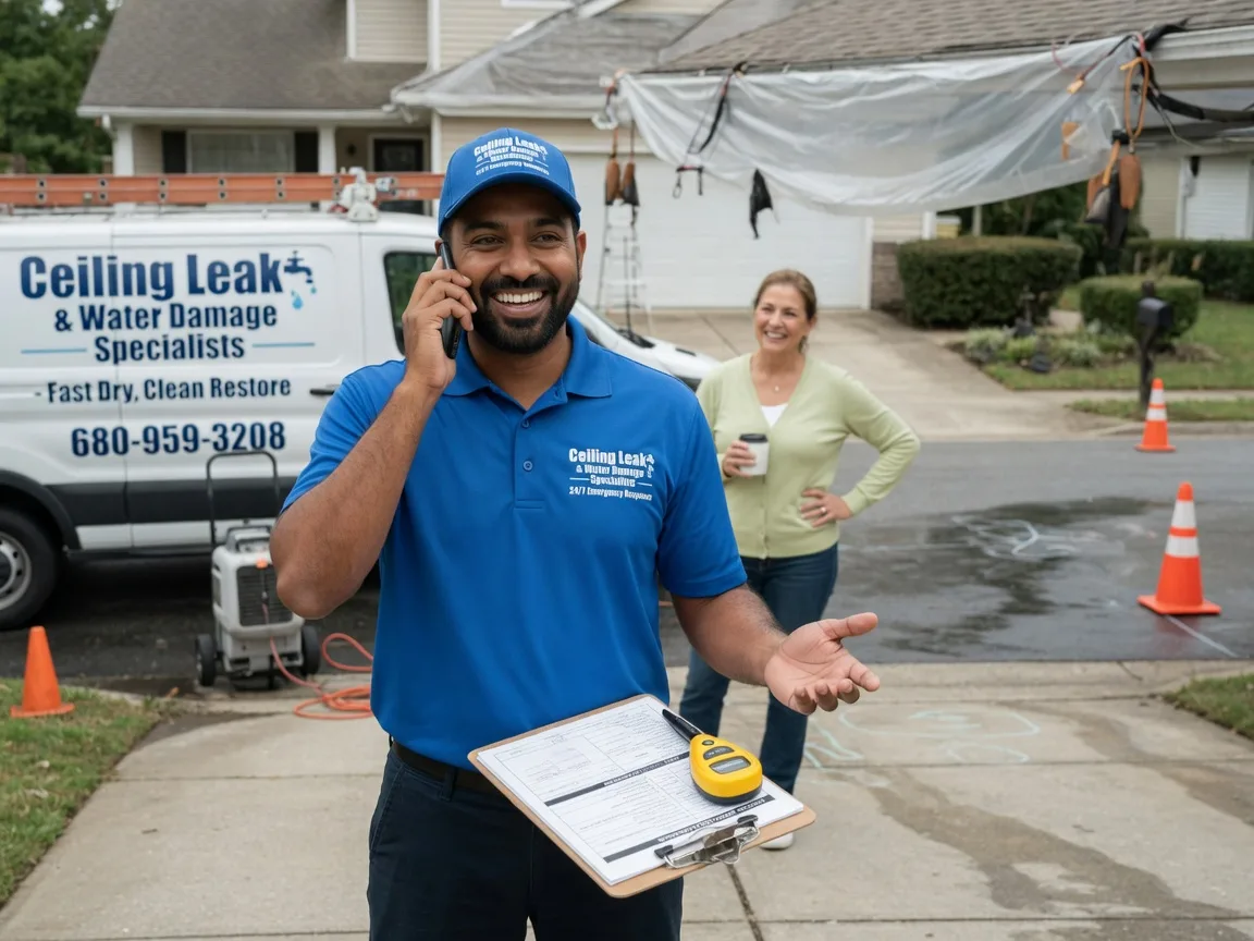 Ceiling Leak Cleanup Dieterich, IL FAQs